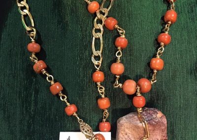 Tibetan Coral Bead Necklace