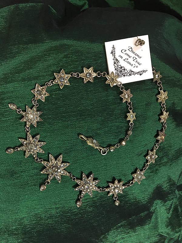 Antique Silver "Star Burst" Necklace